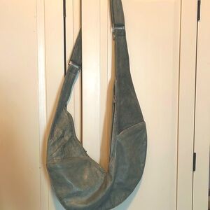EUC leather Sash Bag